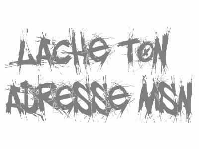 lache moi ton adresse msn 